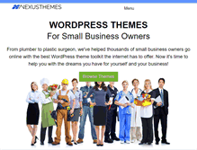 Tablet Screenshot of nexusthemes.com